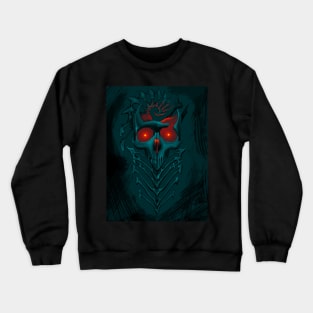 Biomech skull Crewneck Sweatshirt